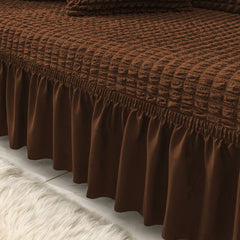 Persian Bubble Sofa Cover - Copper Brown