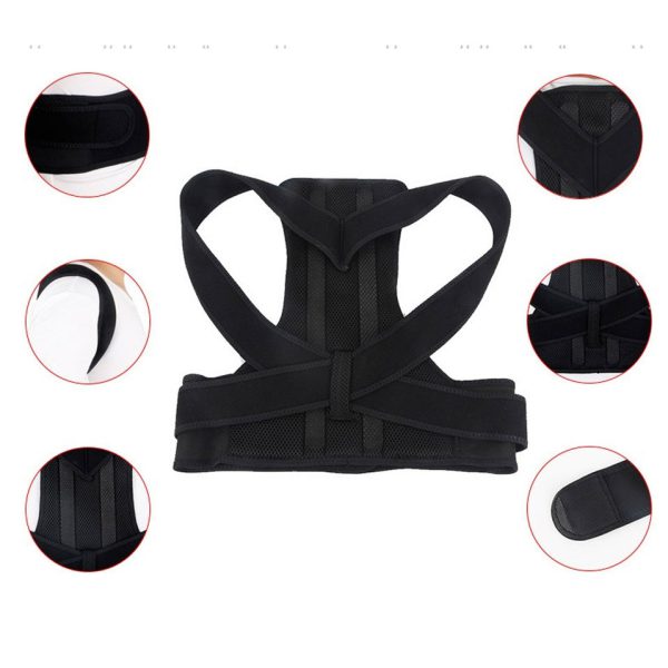 Back Posturm Spine Support Belt Adjustable Adult Corset Posture Correction Belt