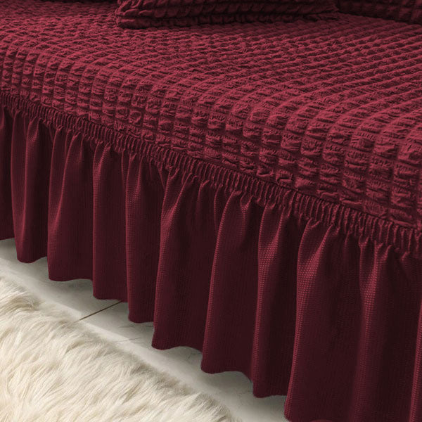 Persian Bubble Sofa Cover - Maroon