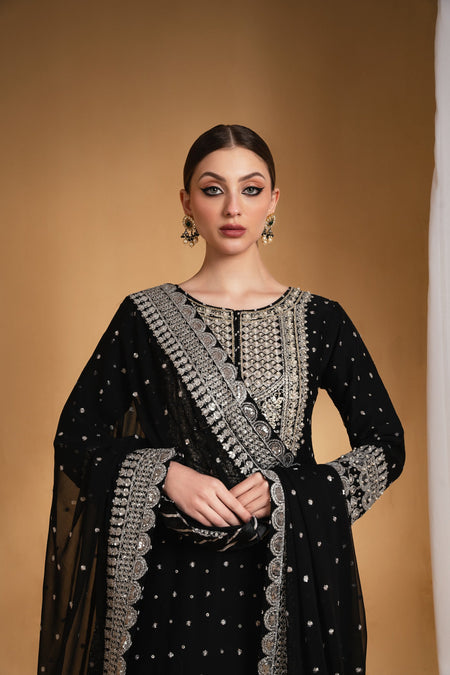 AJCC-03 CHANDANI LUXERY CHIFFON COLLECTION ( UNSTITICH )