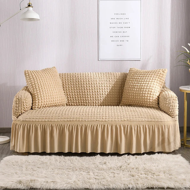 Persian Bubble Sofa Cover - Beige