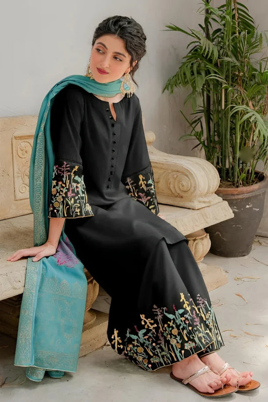 AISLING 3PC Lawn suit with Digital Printed Shawl AF-03