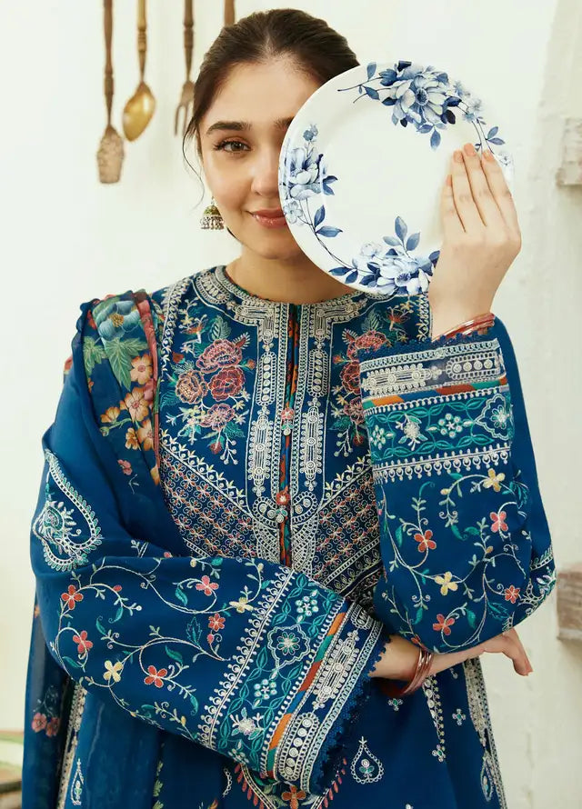 COCO By Zara Shahjahan 3PC Lawn Best Summer Collection (unstitch) CO-104