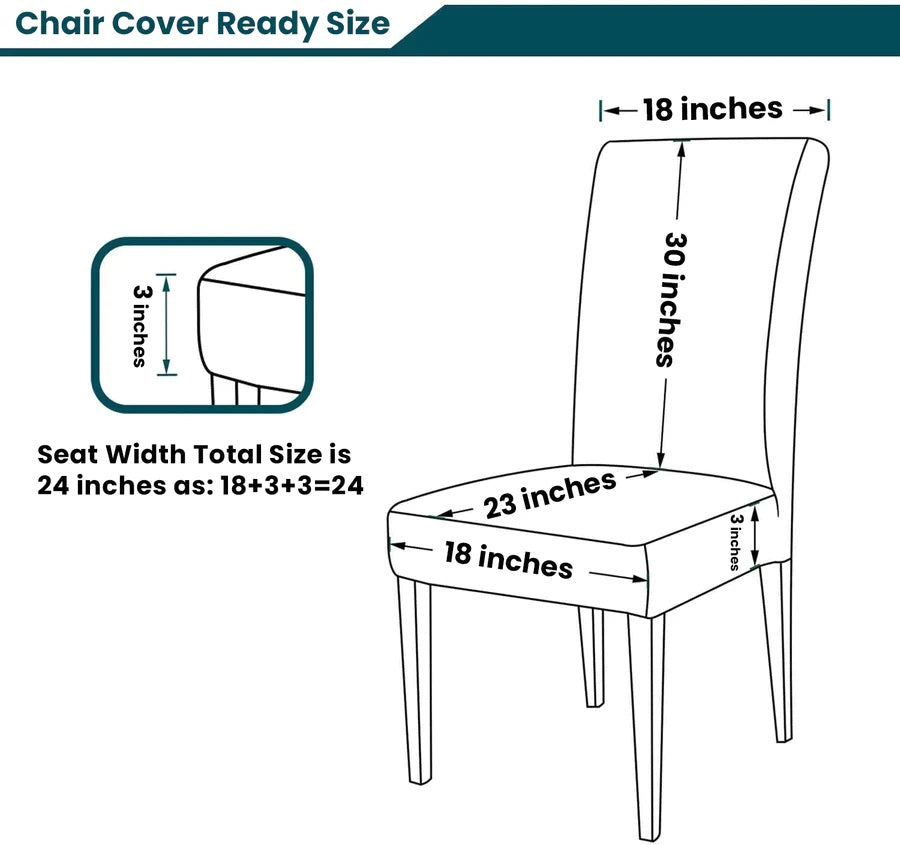 Zebra Velvet Fitted Chair Cover - Grey